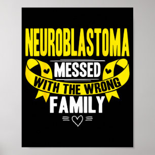 Nb Bewusstseinsgeschenk für Neuroblastom-Design Poster