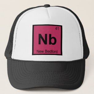 Nb - New Bedford Massachusetts Chemie-Symbol Truckerkappe