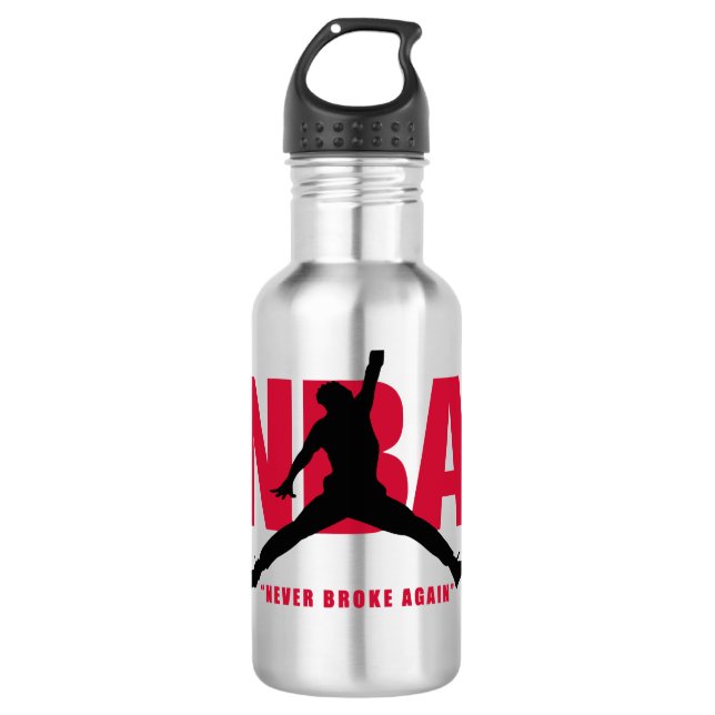 NBA never broke again Essential T Shirt Edelstahlflasche (Vorderseite)