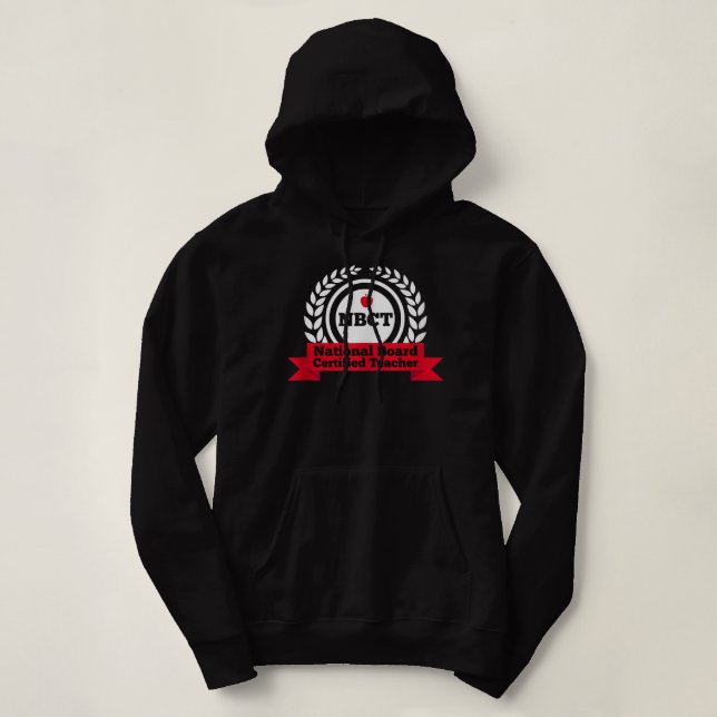 NBCT National Board Certified Teacher Apprevention Hoodie (Design vorne)