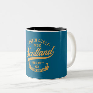 NC500, Scotland Route The North Coast Geschenke Zweifarbige Tasse
