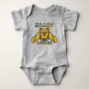NC A&T Aggies   Aggie Bulldog Baby Strampler