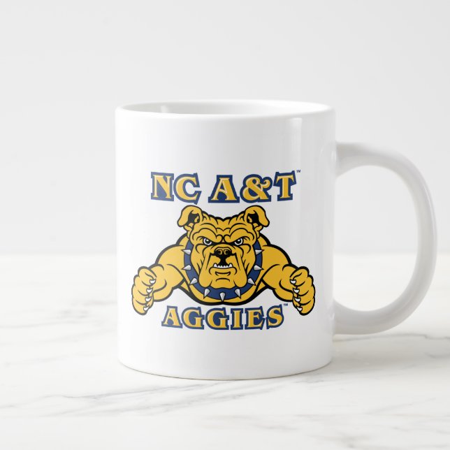NC A&T Aggies | Aggie Bulldog Jumbo-Tasse (Rechts)