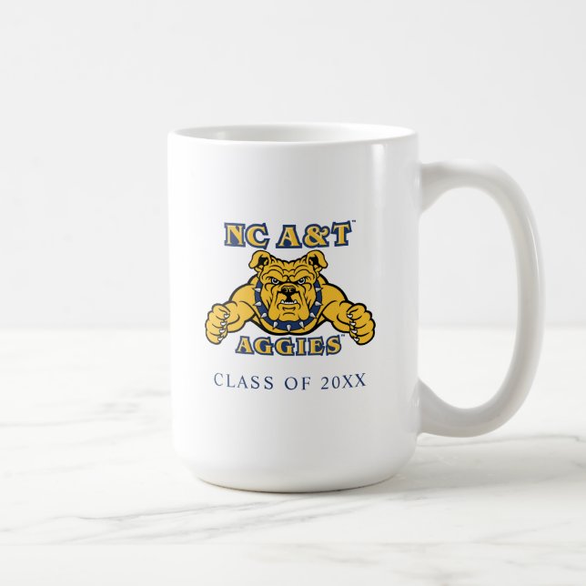 NC A&T Aggies | Aggie Bulldog Kaffeetasse (Rechts)