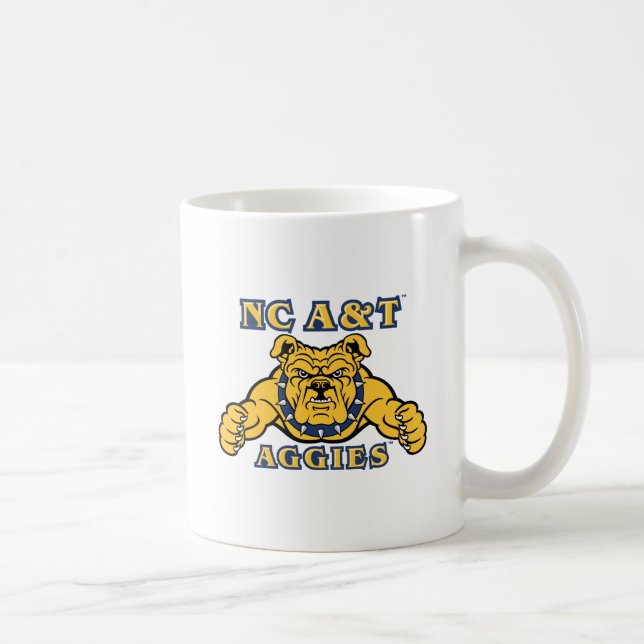 NC A&T Aggies | Aggie Bulldog Kaffeetasse (Rechts)