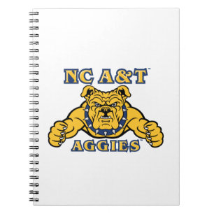 NC A&T Aggies   Aggie Bulldog Notizblock