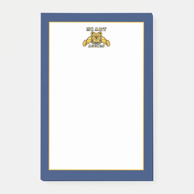 NC A&T Aggies | Aggie Bulldog Post-it Klebezettel (Vorderseite)