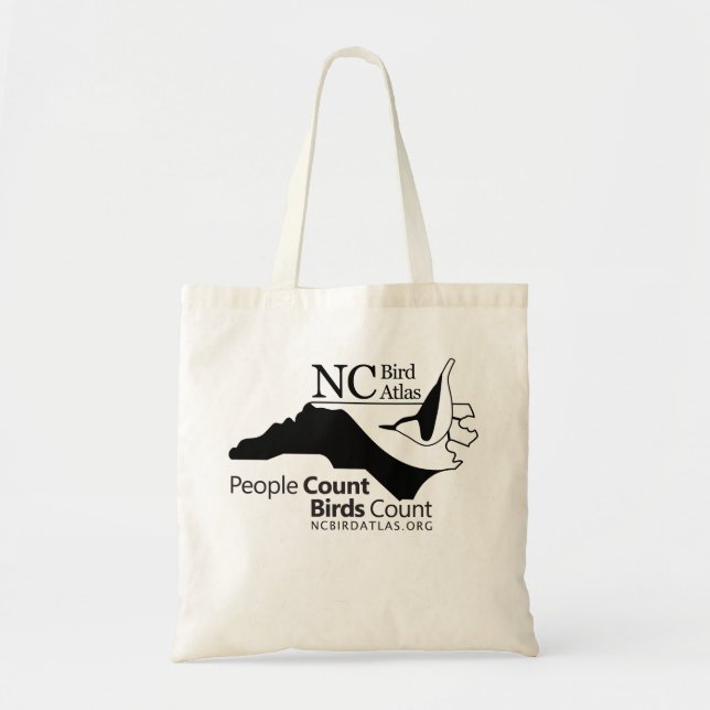 NC Bird Atlas - Tote Bag Tragetasche (Vorne)