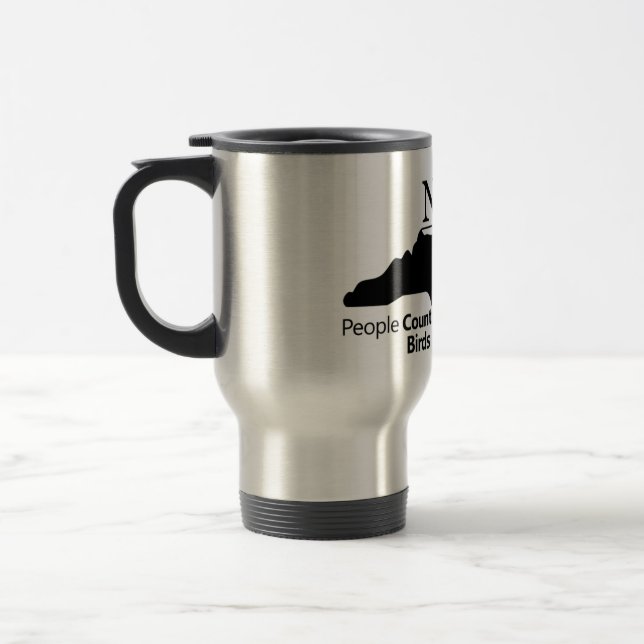 NC Bird Atlas Travel Mug, 15 oz Reisebecher (Links)