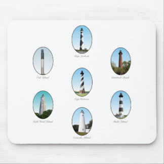 Nc-Leuchttürme kombinierte zwei Mousepad
