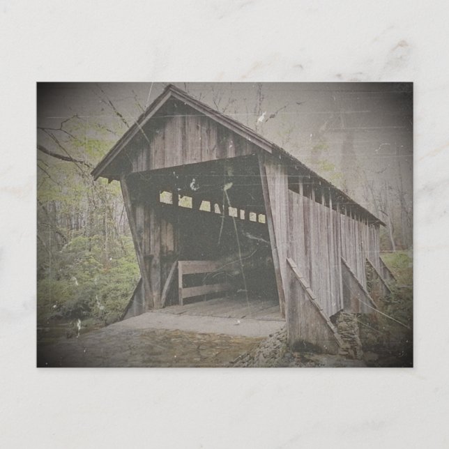 NC Old Bridge Postcard Postkarte (Vorderseite)