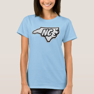 NC - Staatsumriss T-Shirt
