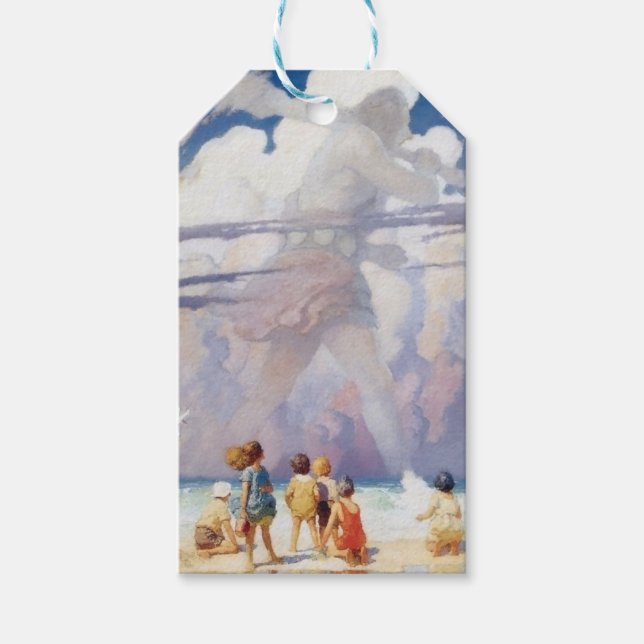 NC Wyeth The Giant Artwork Beach Coastal Geschenkanhänger (Vorderseite)