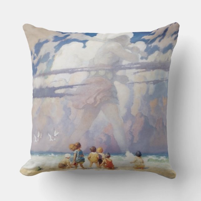 NC Wyeth The Giant Artwork Beach Coastal Kissen (Vorderseite)