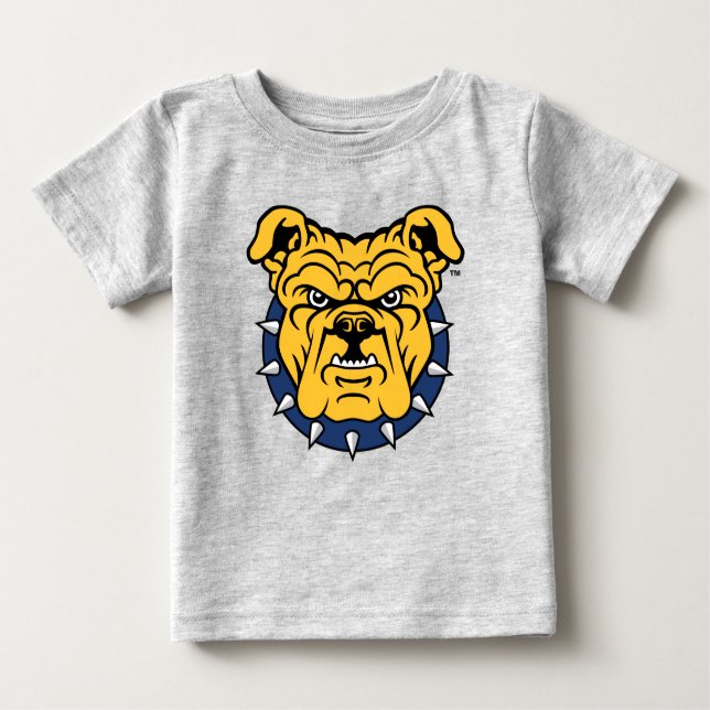 NCA&T Staat University | Bulldog Face Baby T-shirt (Vorderseite)