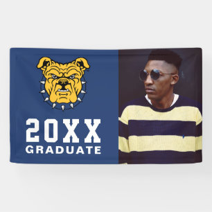 NCA&T Staat University Bulldog Face Banner