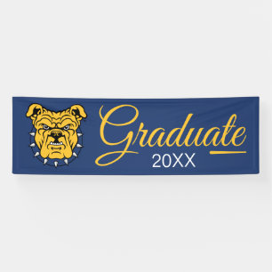 NCA&T Staat University Bulldog Face Banner