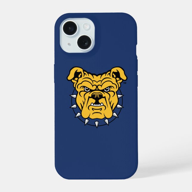 NCA&T Staat University | Bulldog Face iPhone 15 Hülle (Rückseite)