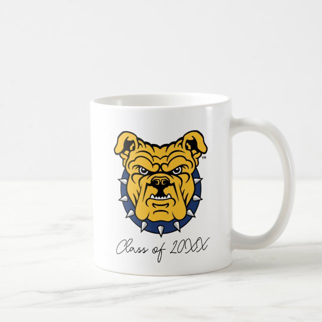 NCA&T Staat University | Bulldog Face Kaffeetasse (Rechts)