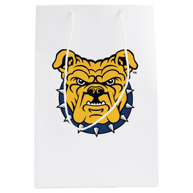 NCA&T Staat University | Bulldog Face Mittlere Geschenktüte (Vorderseite)