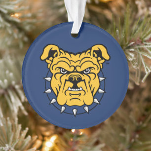 NCA&T Staat University Bulldog Face Ornament