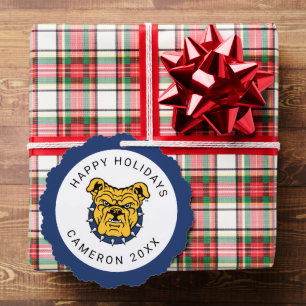 NCA&T Staat University Bulldog Face Ornament Karte