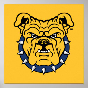 NCA&T Staat University Bulldog Face Poster