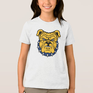 NCA&T Staat University   Bulldog Face Tri-Blend Shirt