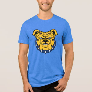NCA&T Staat University   Bulldog Face Tri-Blend Shirt