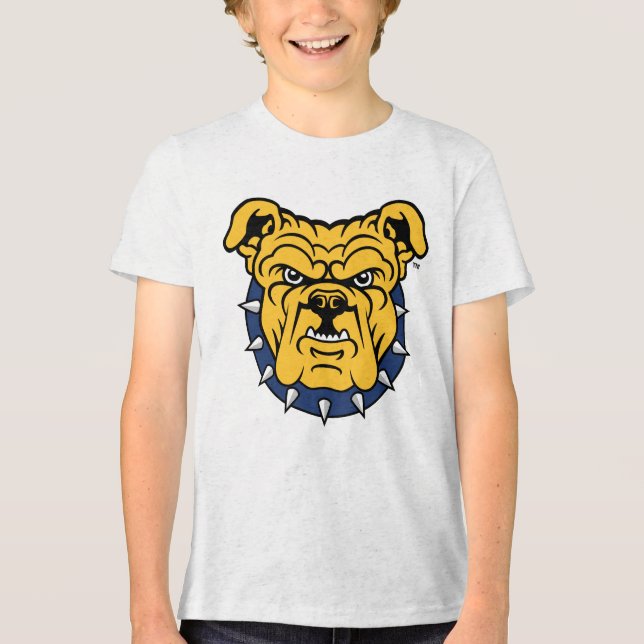 NCA&T Staat University | Bulldog Face Tri-Blend Shirt (Vorderseite)