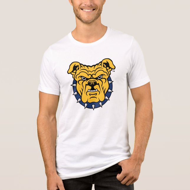 NCA&T Staat University | Bulldog Face Tri-Blend Shirt (Vorderseite)