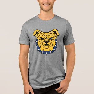 NCA&T Staat University Bulldog Face Tri-Blend Shirt