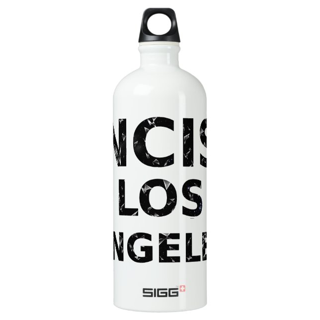 NCIS Los Angeles Logo Aluminiumwasserflasche (Vorderseite)