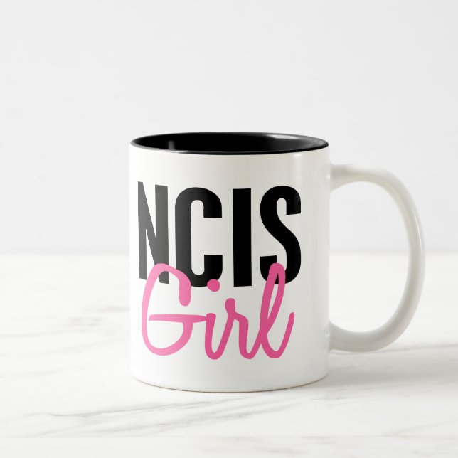 NCIS Mädchen 4 Zweifarbige Tasse (Rechts)