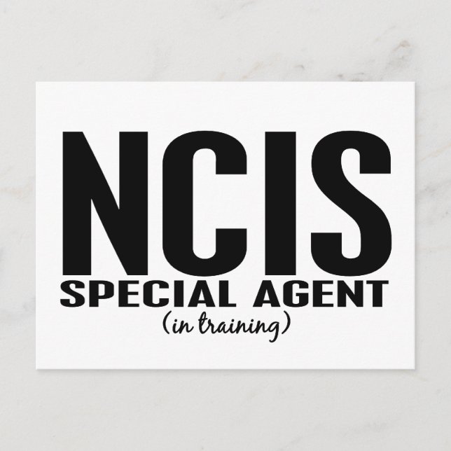NCIS-Sonderbeauftragter Agent für Ausbildung 1 Postkarte (Vorderseite)