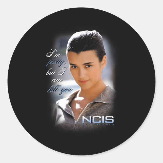 Ncis Ziva I Can You Runder Aufkleber (Vorderseite)