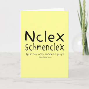 NCLEX Schmenclex-Pflegeprüfung Karte