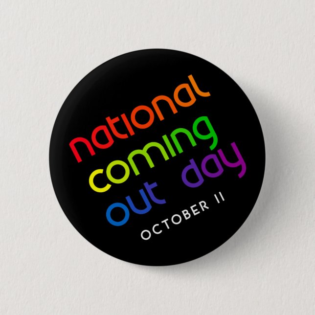 NCOD - Schwarzer Knopf Button (Vorderseite)