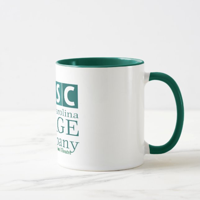 NCSC Logo-Ashevilles berufliches Theater Tasse (Rechts)