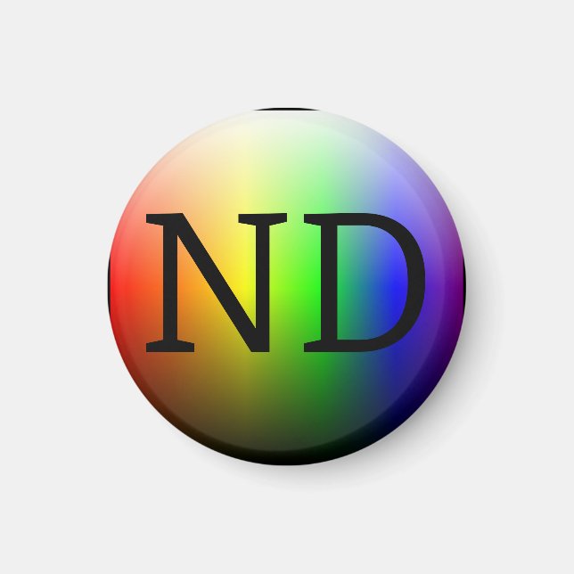 ND (NeuroDiverse) Magnet (Vorne)