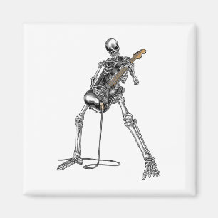 ND Rock and Roll Gitarre S für Männer und T-Shirt Magnet