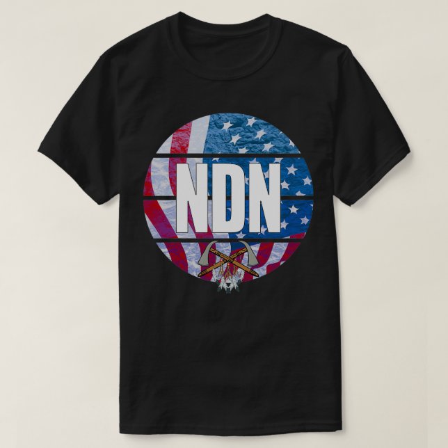 NDN Native American Design T-Shirt (Design vorne)