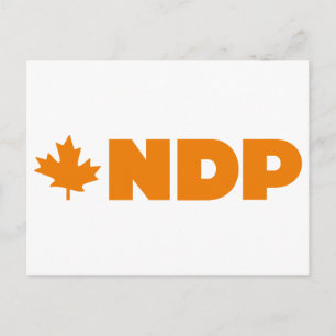 NDP-Logo Postkarte
