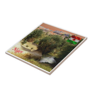 NE008 NIGER, Oasis Bilma, Fliese