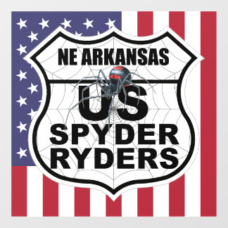 NE Arkansas Kapitel - Aufkleber Flagge & Logo