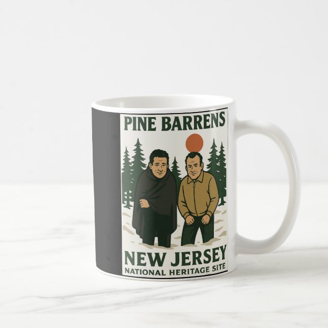 Ne Barrens New Jersey Graphic Design  Kaffeetasse (Rechts)