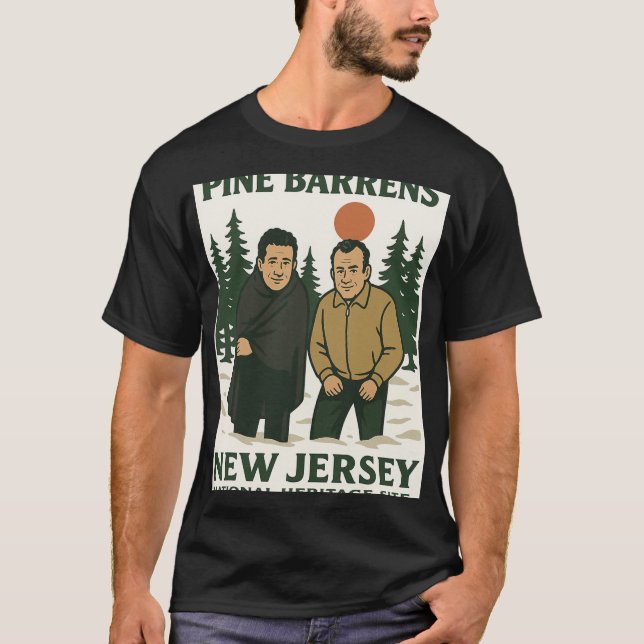 Ne Barrens New Jersey Graphic Design  T-Shirt (Vorderseite)
