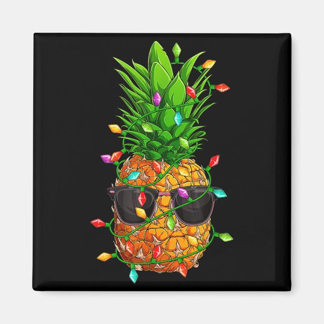 Ne Sungles Lights July Trocal Christmas Hawaiian  Magnet (Vorne)