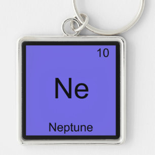Ne - Symbol-T-Shirt für Neptune Funny Chemistry El Schlüsselanhänger