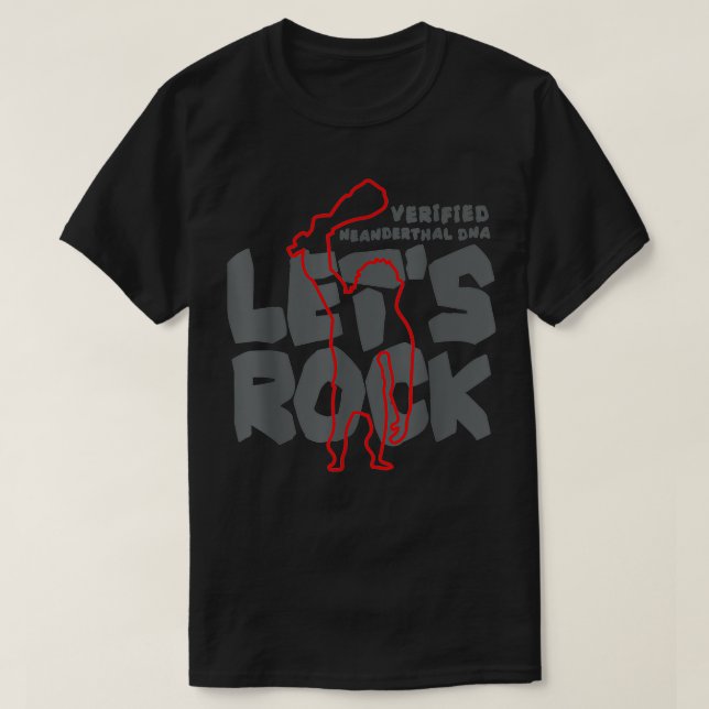Neandertaler DNA Lasse Rock T-Shirt (Design vorne)